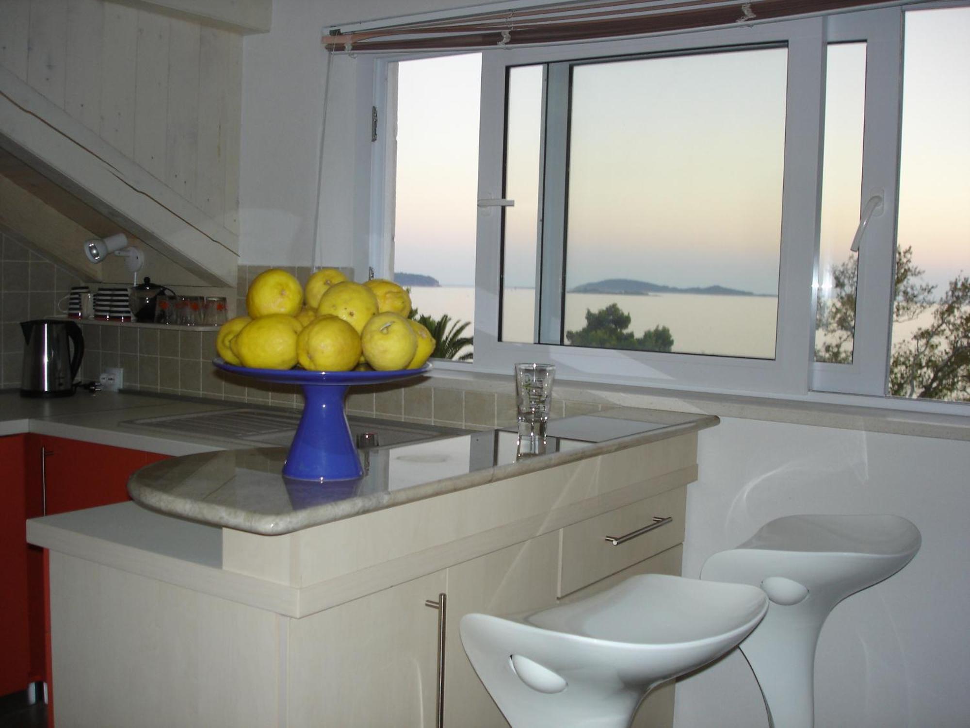 Villa Fede Mlini Bagian luar foto