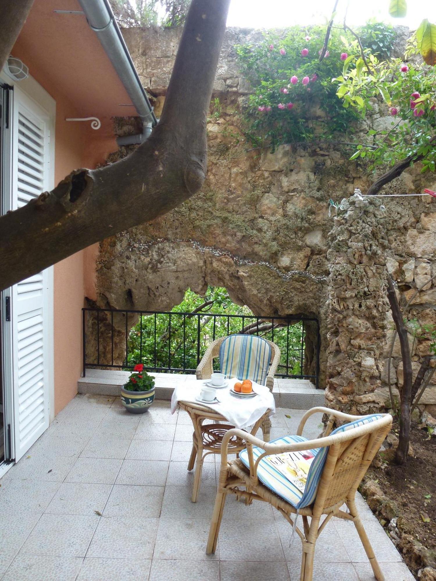Villa Fede Mlini Bagian luar foto