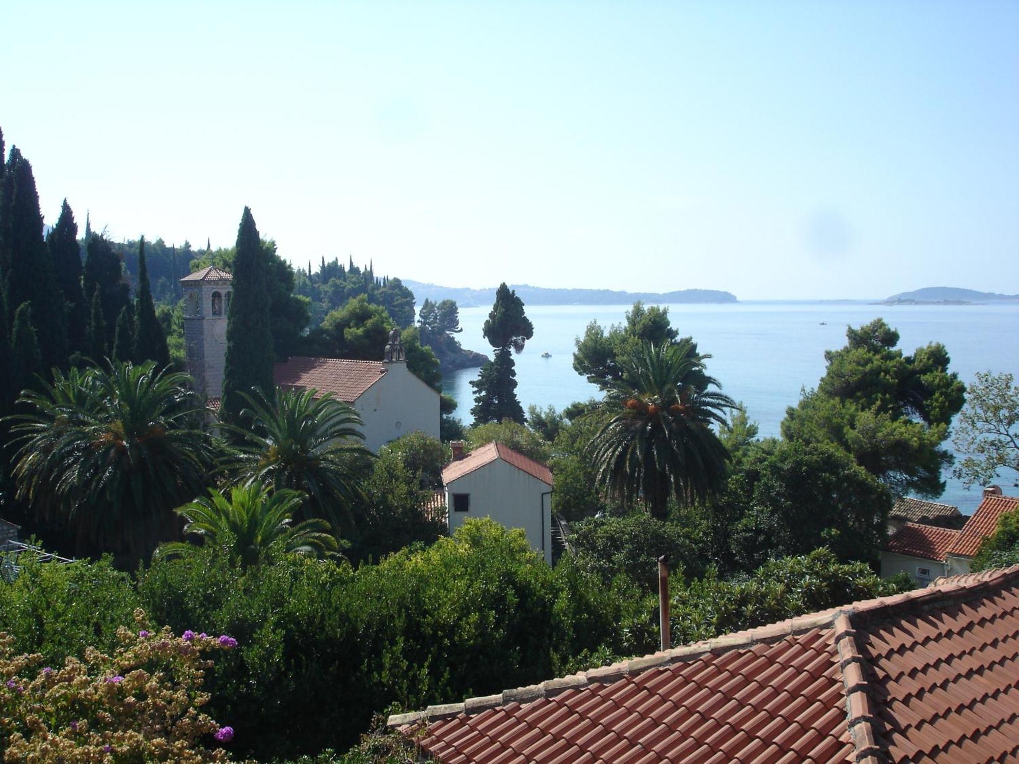 Villa Fede Mlini Bagian luar foto